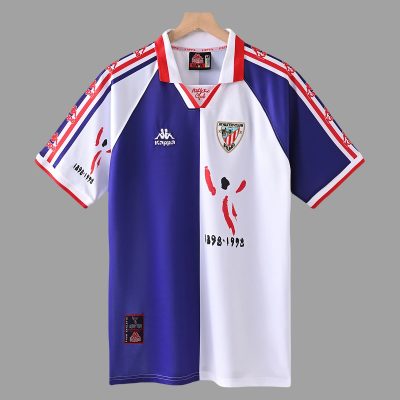97/98 Athletic Bilbao Away Retro Soccer Jersey