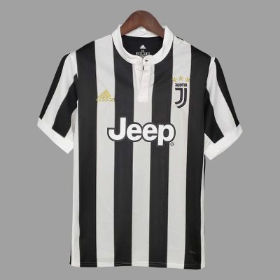 17/18 Juventus Home Retro Soccer Jersey