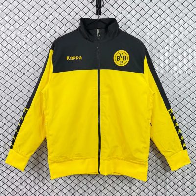 11/12 BVB Dortmund Yellow Retro Windbreaker