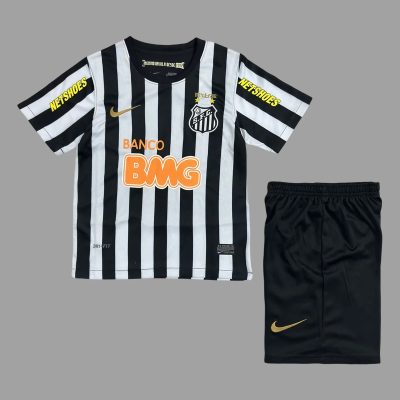 2012 Santos Away Kids Retro Soccer Jersey Size 16-28