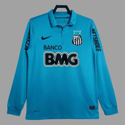 2012 Santos Third Long Sleeve Retro Soccer Jersey