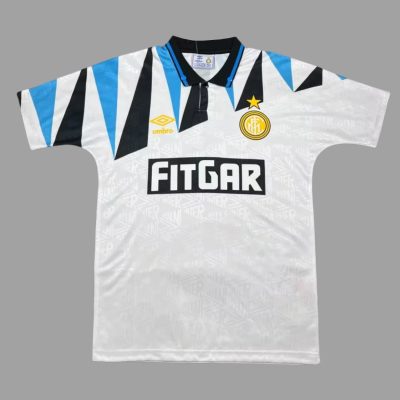 91/92 Inter Milan Away Retro Soccer Jersey