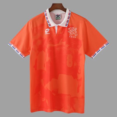 1996 Netherlands Home Retro Soccer Jersey