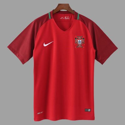 2016 Portugal Home Retro Soccer Jersey