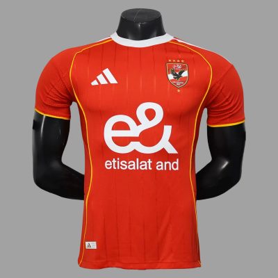 25/26 Al Ahly SC Home Player Version Soccer Jersey