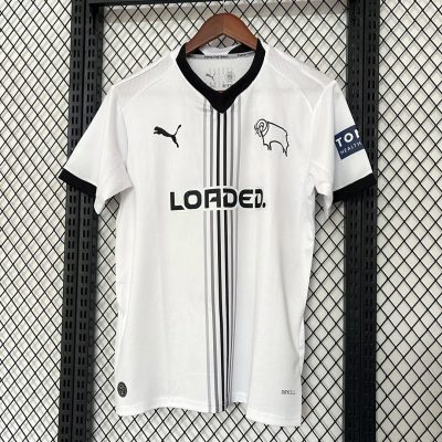 26/27 Derby County Home Soccer Jersey
