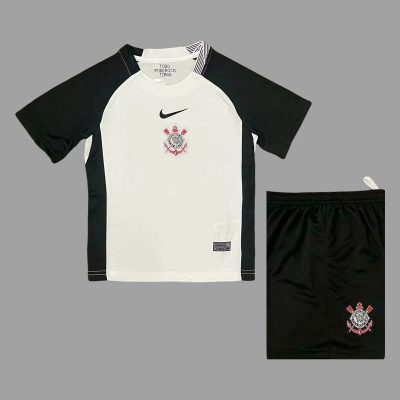 2025 Corinthians Home Kids Soccer Jersey Size 16-28