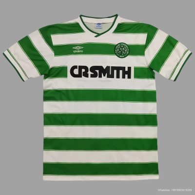 85/86 Celtic Home Retro Soccer Jersey