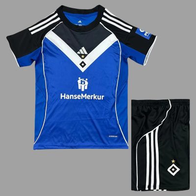 25/26 Hamburger Away Kids Soccer Jersey Size 16-28
