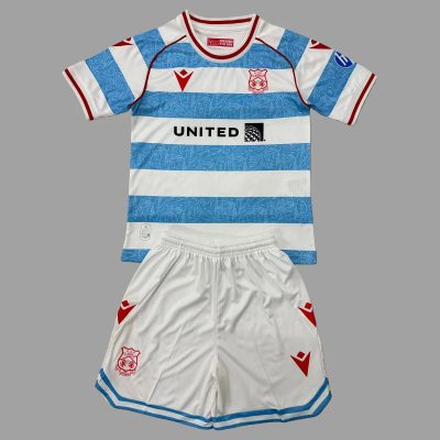 25/26 Wrexham Third Kids Soccer Jersey Size 16-28