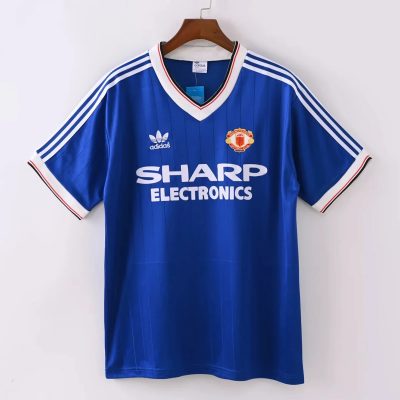 82/84 Manchester United Third Retro Soccer Jersey