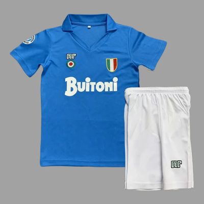 87/88 Napoli home kids retro soccer jersey yupoo