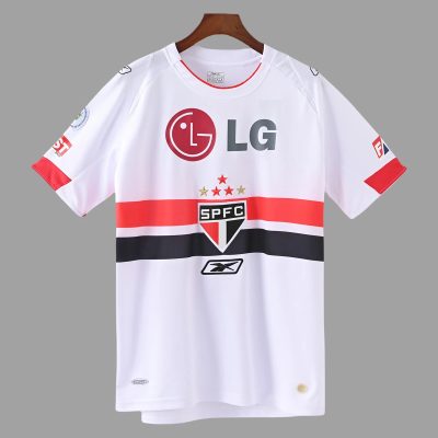 2007 Sao Paulo Home Retro Soccer Jersey