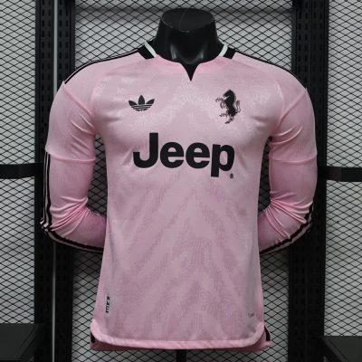 26/27 Juventus Away Long Sleeve Player Version Soccer Jersey