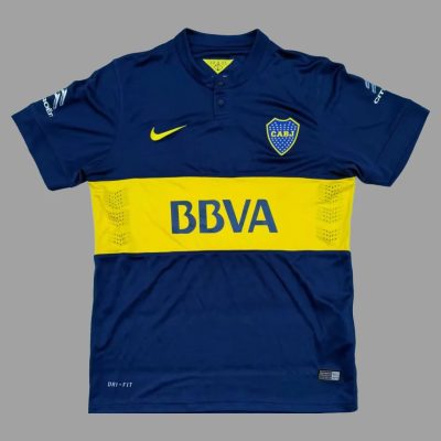 14/15 Boca Juniors Home Retro Soccer Jersey