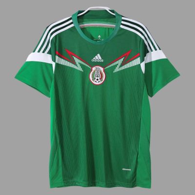 2014 Mexico Home Retro Soccer Jersey
