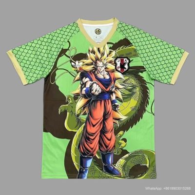 2024 Japan Saiyan Version Green Soccer Jersey
