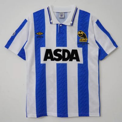 1991 Sheffield Wednesday Home League Cup FInal Retro Soccer Jersey
