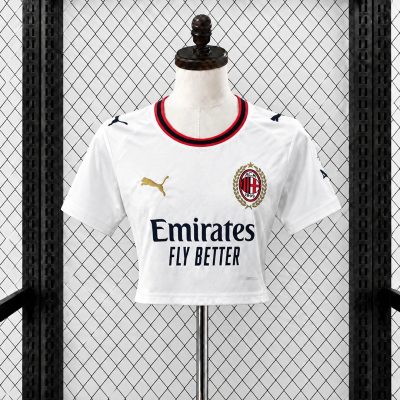 26/27 AC Milan Away Women Crop Jersey