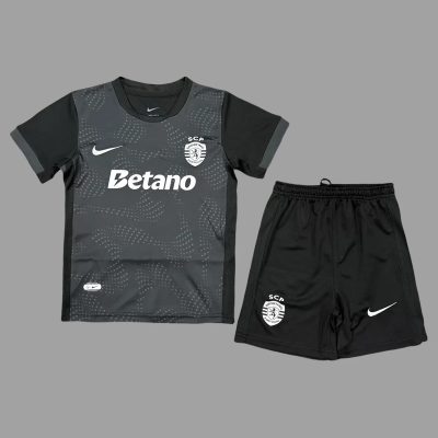25/26 Sporting CP Lisbon Away Kids Soccer Jersey Size 16-28