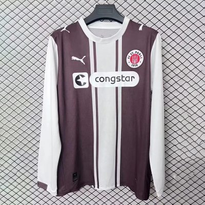 2026 St. Pauli Sondertrikot Special Version Long Sleeve Soccer Jersey