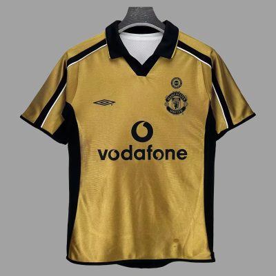 01/02 Manchester United Third Retro Soccer Jersey