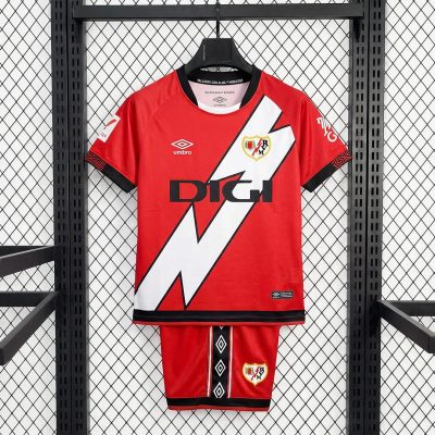 26/27 Rayo Vallecano Away Kids Soccer Jersey