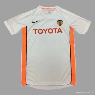 06/07 Valencia Home Retro Soccer Jersey