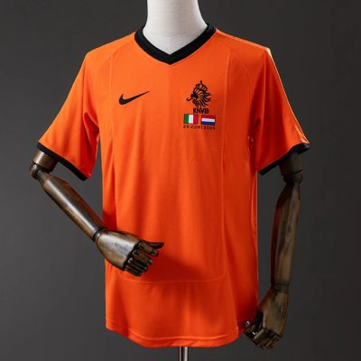 2000 Netherlands Home Retro Soccer Jersey
