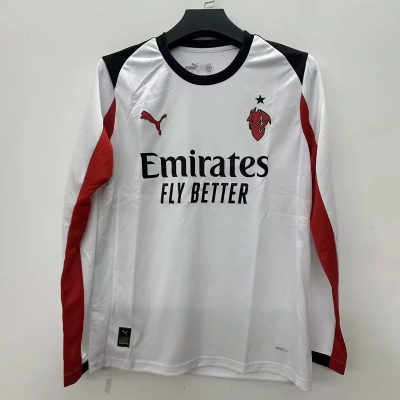 25/26 AC Milan Away Long Sleeve Soccer Jersey
