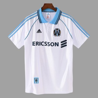98/99 Marseille Home Retro Soccer Jersey