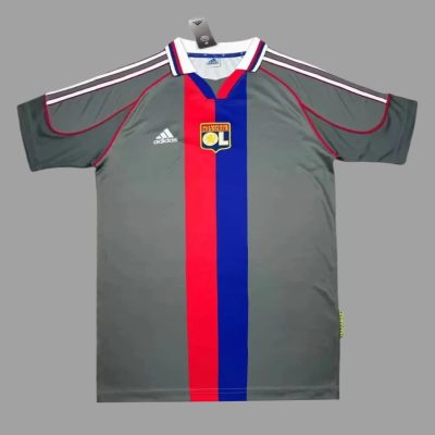 00/01 Lyon Away Retro Soccer Jersey
