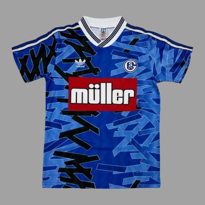 93/94 Schalke 04 Home Retro Soccer Jersey