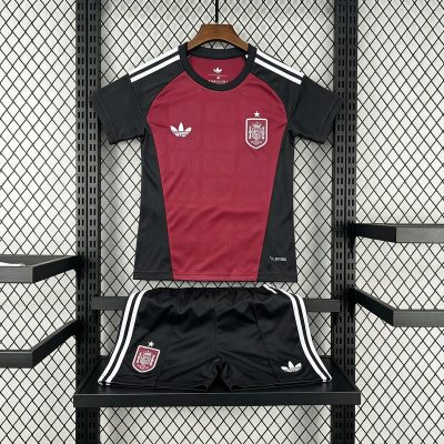 2026 Spain Goalkeeper 2 Kids Soccer Jersey