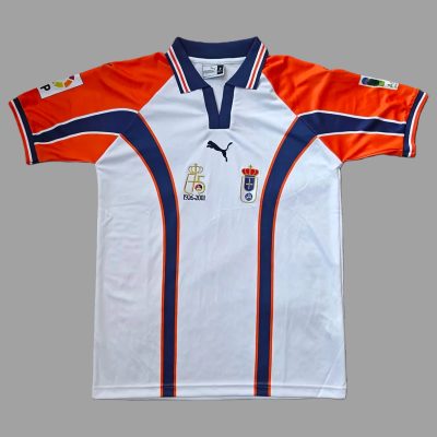 00/01 Real Oviedo Third Retro Soccer Jersey