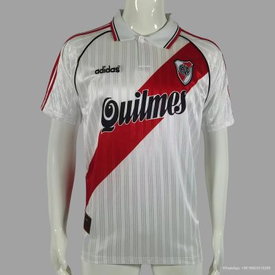 95/96 River Plate Home Retro Soccer Jersey