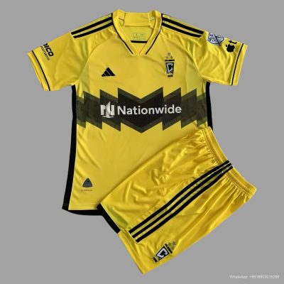 24/25 Columbus Crew home kids soccer jersey Size 16-28