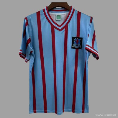 56/57 Aston Villa Cup Final Retro Soccer Jersey