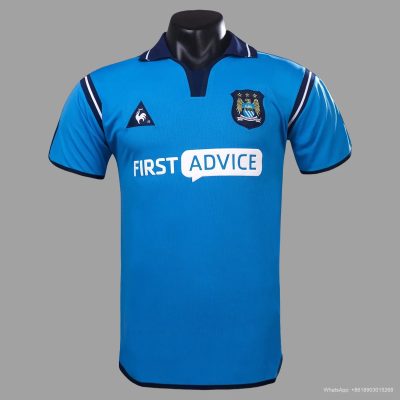 02/03 Manchester City home Retro soccer jersey
