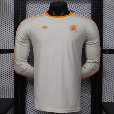 25/26 Bayern Munich Originals Long Sleeve Beige Soccer Jersey