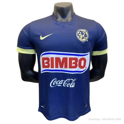 14/15 Club America away blue Retro soccer jersey yupoo