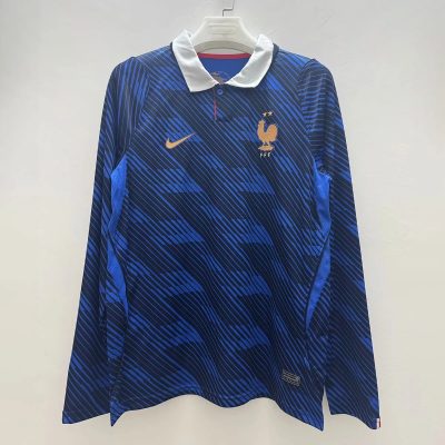 2026 France Home Long Sleeve Soccer Jersey
