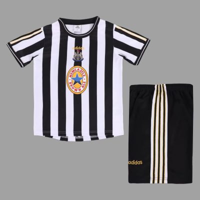 97/99 Newcastle United Home Kids Retro Soccer Jersey Size 16-28
