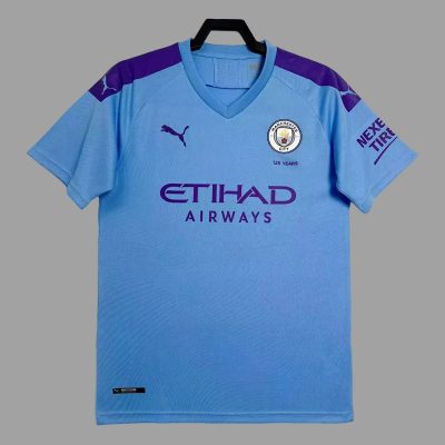 19/20 Manchester City Home Retro Soccer Jersey