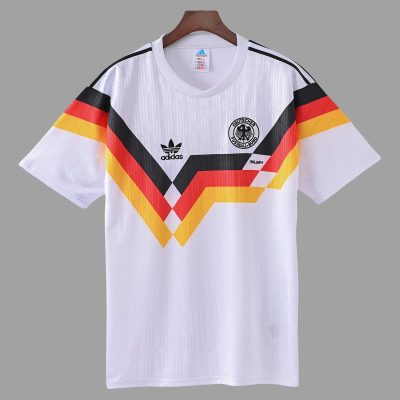 1990 Germany Home Retro Soccer Jersey