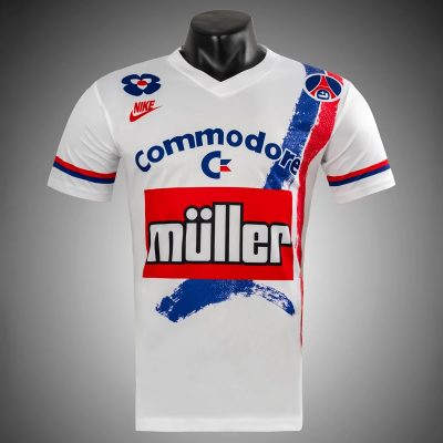 91/92 PSG Home Retro Soccer Jersey