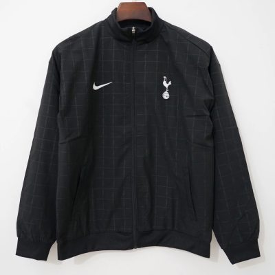 25/26 Tottenham Black Windbreaker