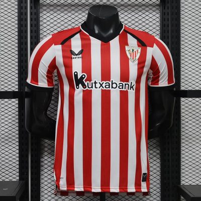 26/27 Athletic Club Bilbao Home Player Version Soccer Jersey