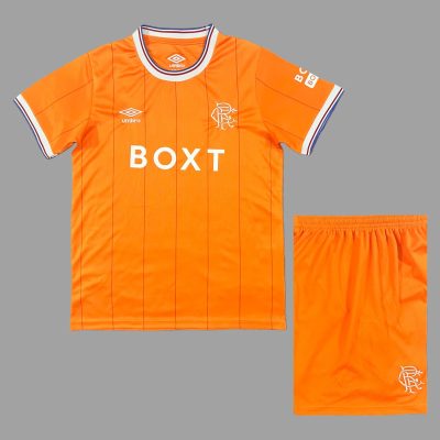 25/26 Rangers Fourth Kids Soccer Jersey Size 16-28