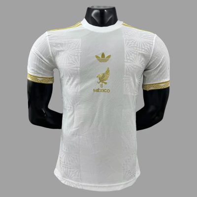 2025 Mexico Golden Cup White Player Version Soccer Jersey